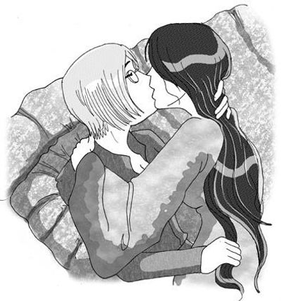 Kiss, manga, anime, cute couple, 14th February  Art Print for