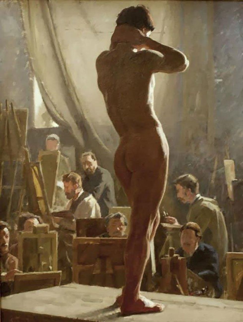 25 Images of Artists and Naked Men In the Studio