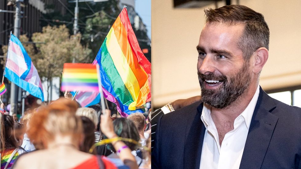 lgbtqia pride parade rainbow transgender flags Brian Sims Agenda PAC new CEO