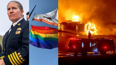 los-angeles-first-openly-lgbtq-fire-chief-kristin-crowley-california-state-flag-rainbow-flag-waving-together-against-blue-sky-fi.jpg?id=55505586&width=400&quality=85