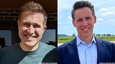 400px x 225px - Dem Senate Hopeful Mocks Josh Hawley Over Porn Comments in Campaign Ad