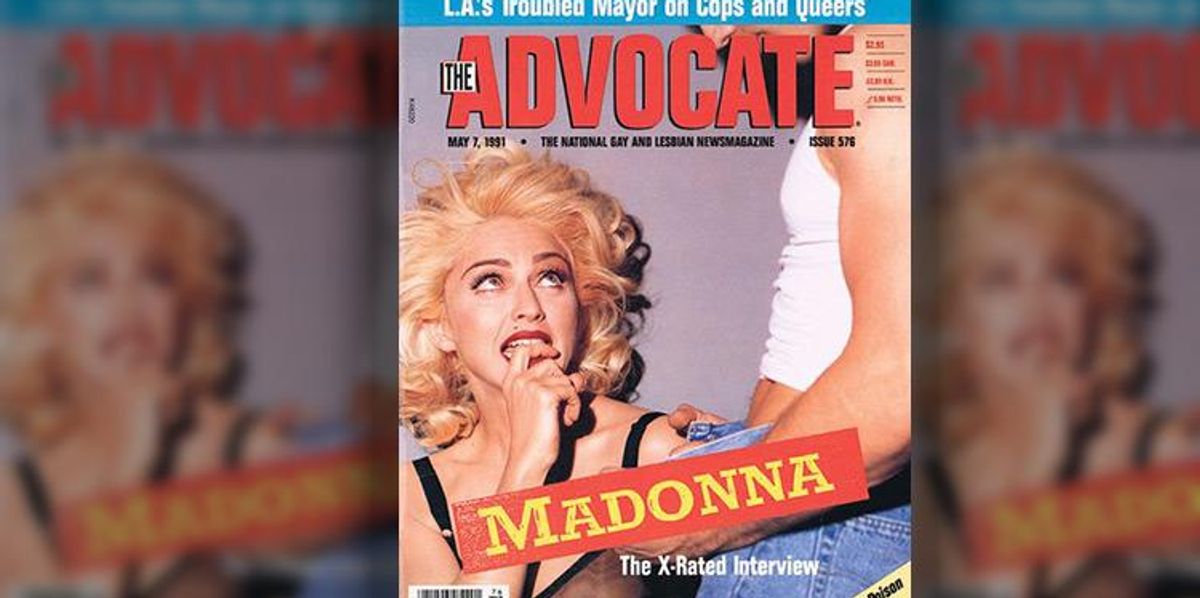 Blond Teen Pussy - READ: Madonna's X-Rated 'Advocate' Cover Story