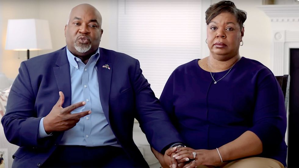 Mark Robinson NC wife Yolanda abortion story ad