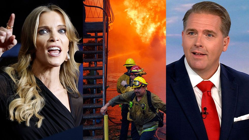 Megyn Kelly LA Firefighters cnn scott jennings