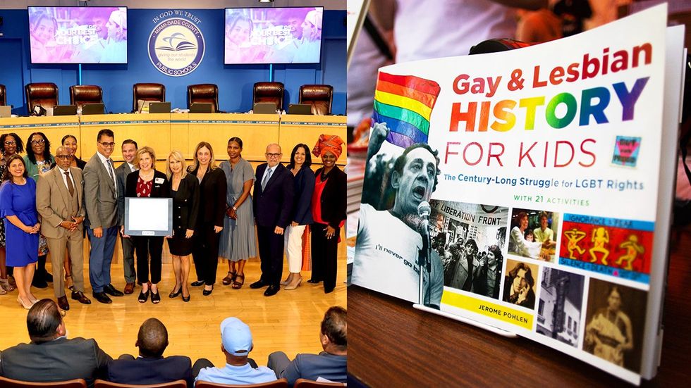 Miami Dade County Public Schools Recognized as School System of Distinction by Cognia Global Leader in School Accreditation rejects LGBTQ History Month for third straight year Book Gay Lesbian History for Kids