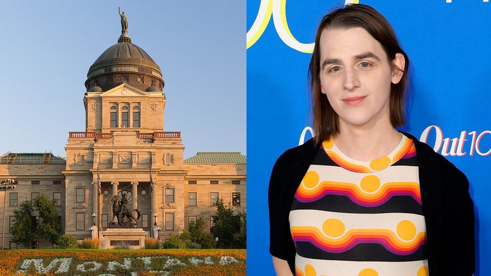 Montana State Capitol building Zooey Zephyr attends the 2023 OUT100 Party Ultimate LGBTQ Celebration