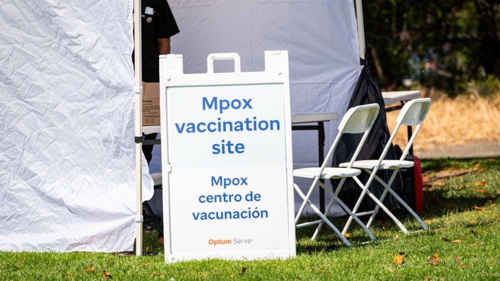 mpox vaccination site in California