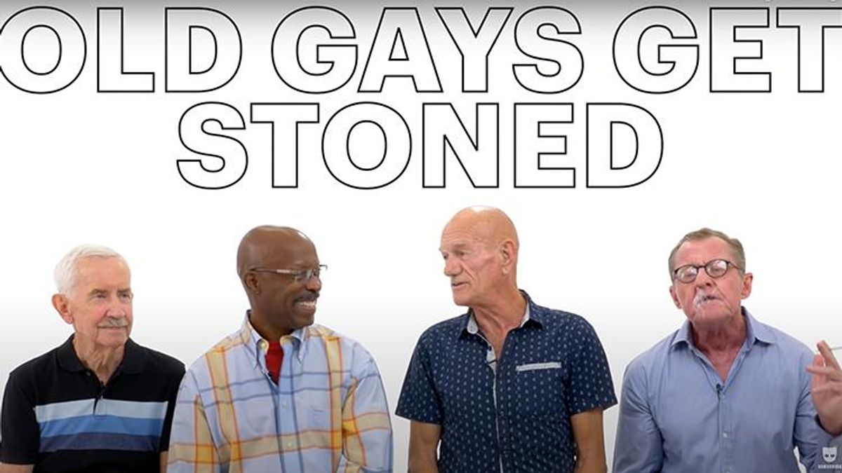 Watch Old Gays Get Stoned In Celebration Of 420 