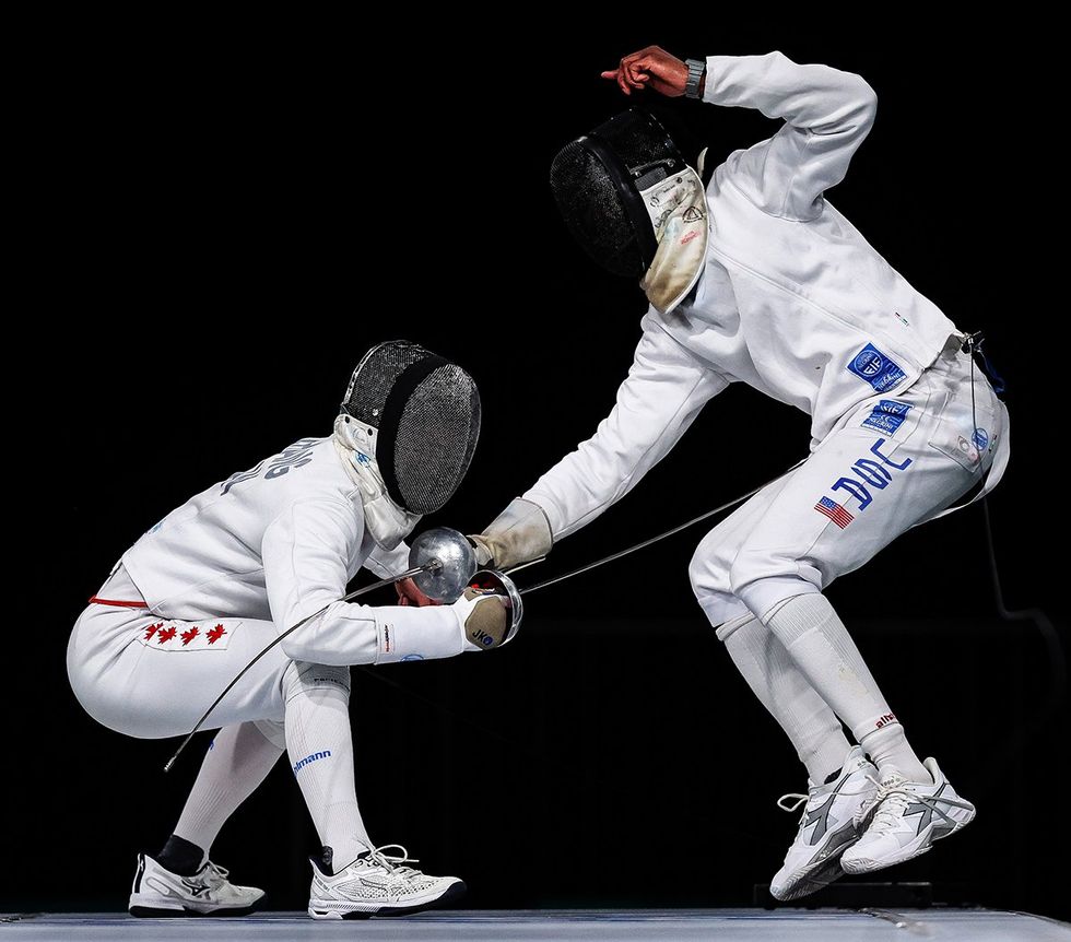 Olympic Fencing Team Canada vs. Team USA