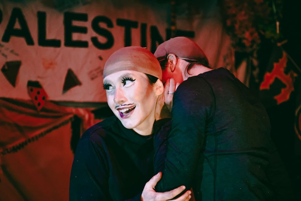 Photo Gallery Full Moon Drag Troupe Anti-Zionist Jewish Queer Artists HOT 2 ROT Sukkot Drag Outdoor Community Garden Spectacular Brooklyn, New York