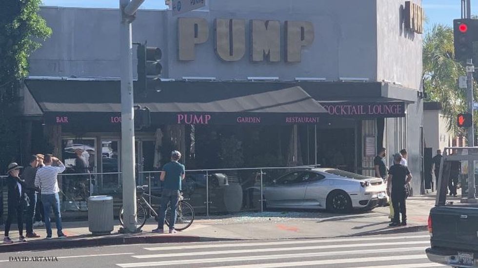 Lisa Vanderpump's Car Rear-Ended Before Anti-Trans Remark: Pics