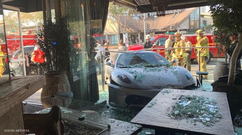 Ferrari Crashes Into Lisa Vanderpump's West Hollywood Restaurant