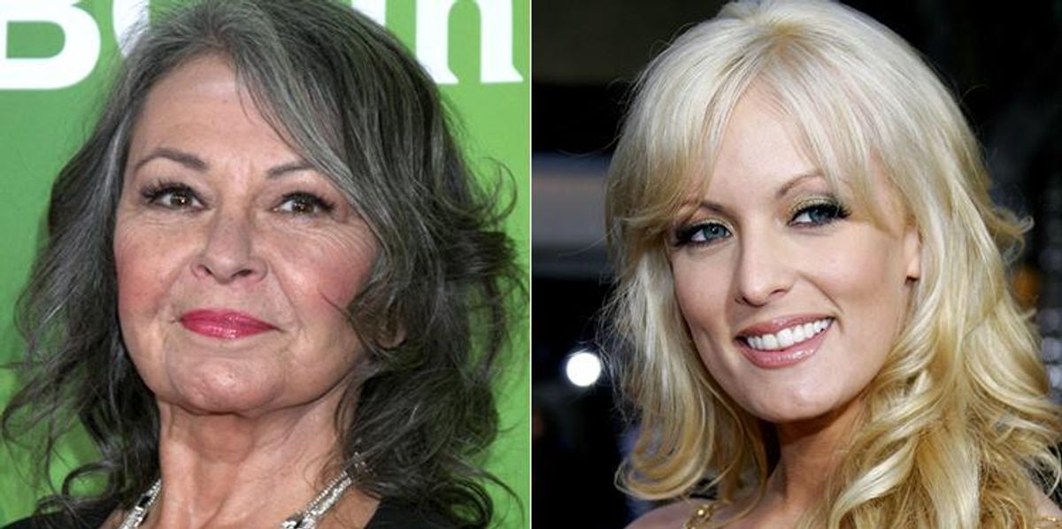 Stormy Dainyals Naughty America - Stormy Daniels Schools Roseanne on Consent Following Naughty 'Anal' Tweet