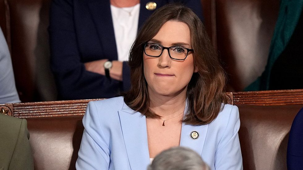 Sarah McBride first day of the 119th Congress in the House Chamber of the US Capitol Building Washington DC