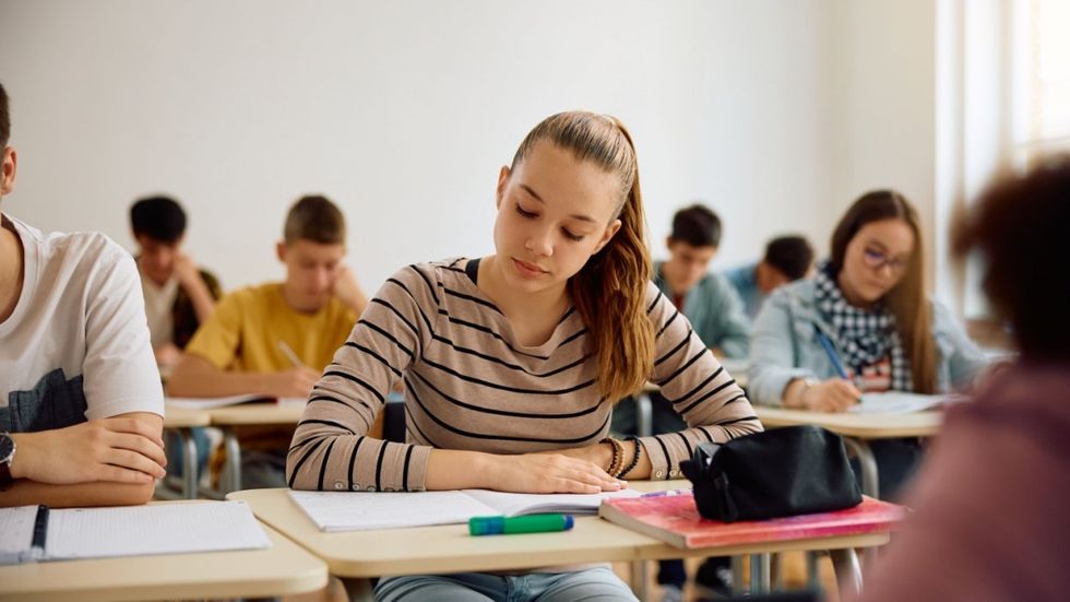 students in a classroom