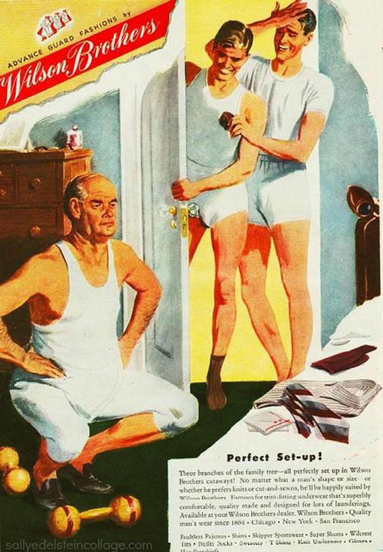 The Advocate on X: 24 #Ads Showing the Evolution of Men's #Underwear   A brief history.  / X