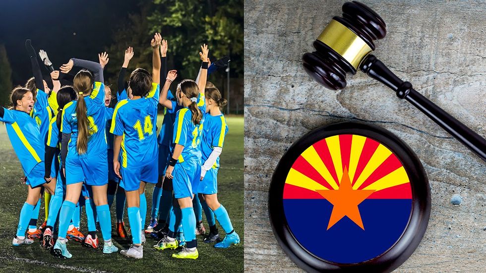 teenagegirls sportsteam arizonaflag judgegavel