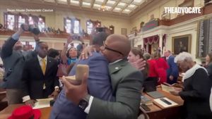 Watch a gay Texas lawmaker propose to his partner at the state Capitol building