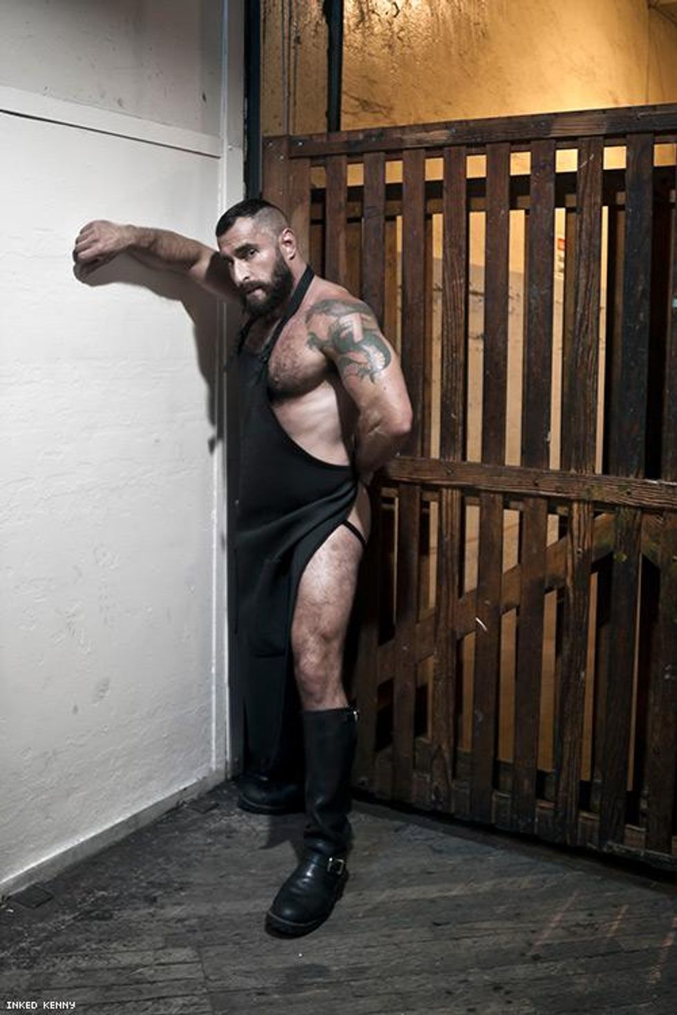 9 Delicious Photos of the Bear Naked Chef by Inked Kenny