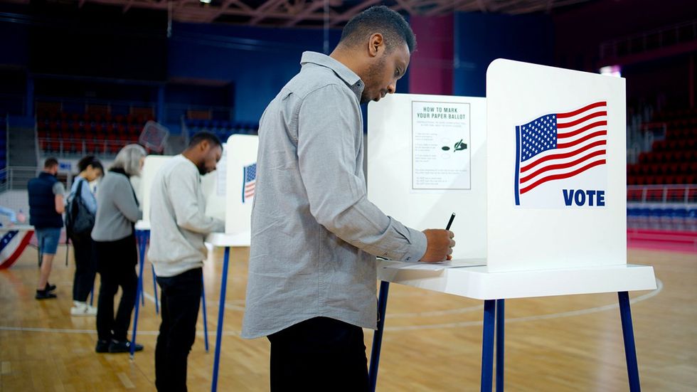 US citizens voting election day