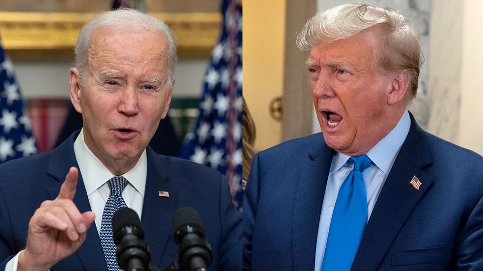 US President Joe Biden former commander in chief donald trump