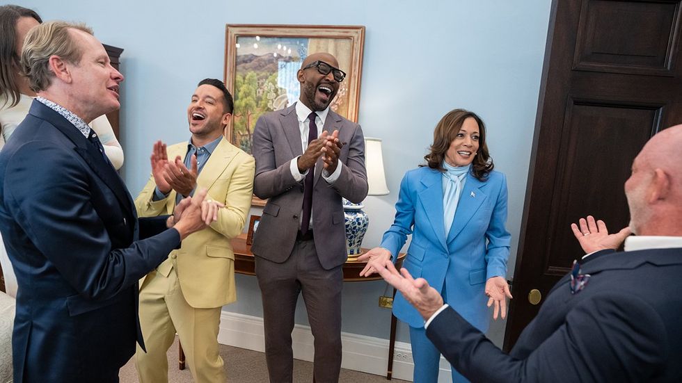 VP Kamala Harris meeting queer eye cast celebrate 20 years