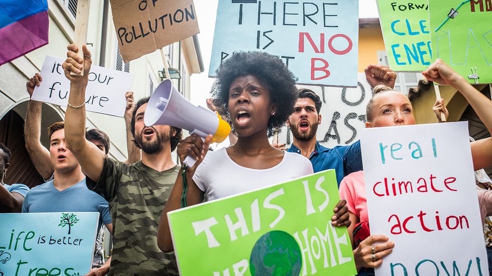 young LGBTQ climate change activists