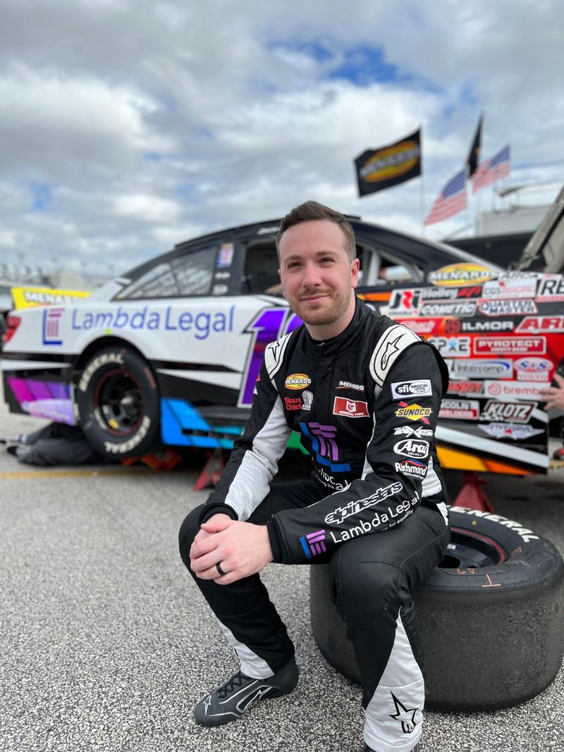 NASCAR Racer Zach Herrin Wears His Gay Identity Proudly