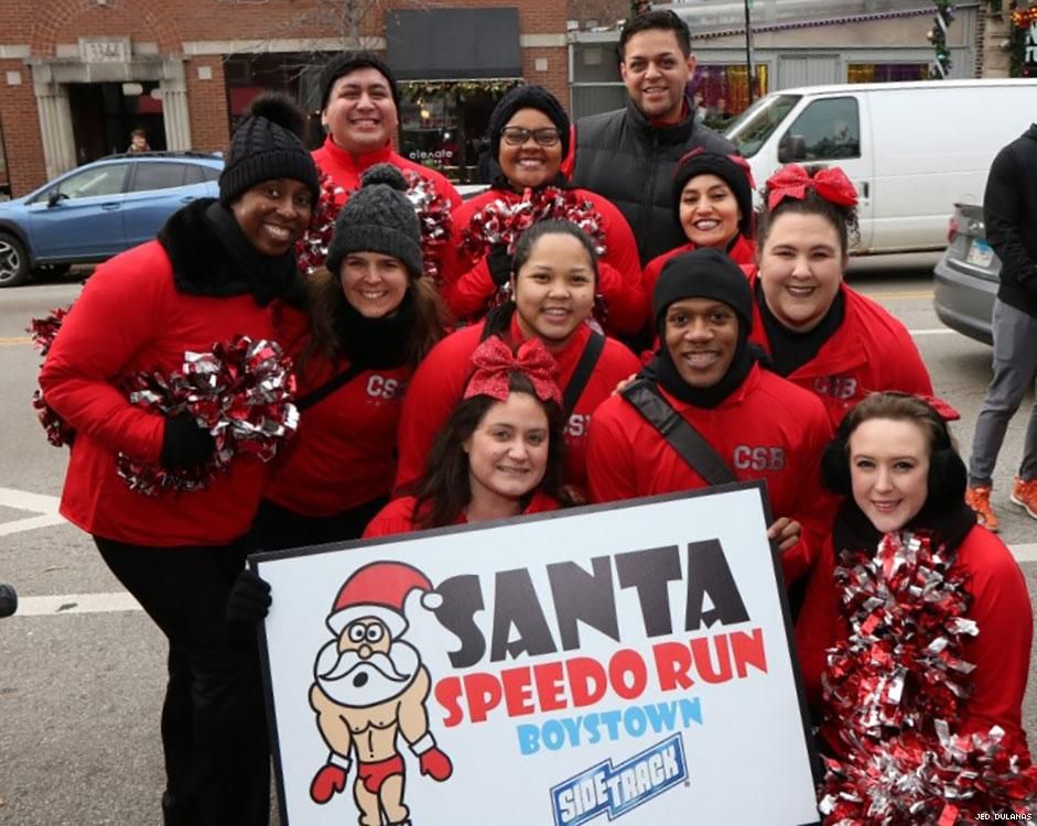 130 Photos of Santa Speedo Run Prove Chicago Is Lovely in December