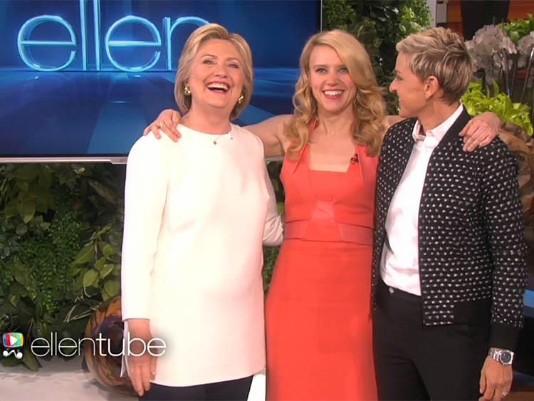 hillary on ellen 