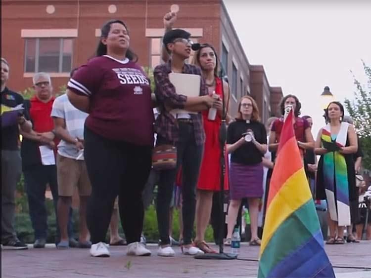 Latina Heckled by Two White Gay Men