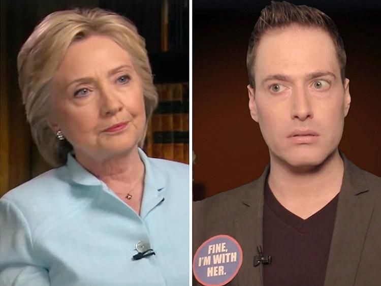 Randy Rainbow interviews Clinton and Kaine