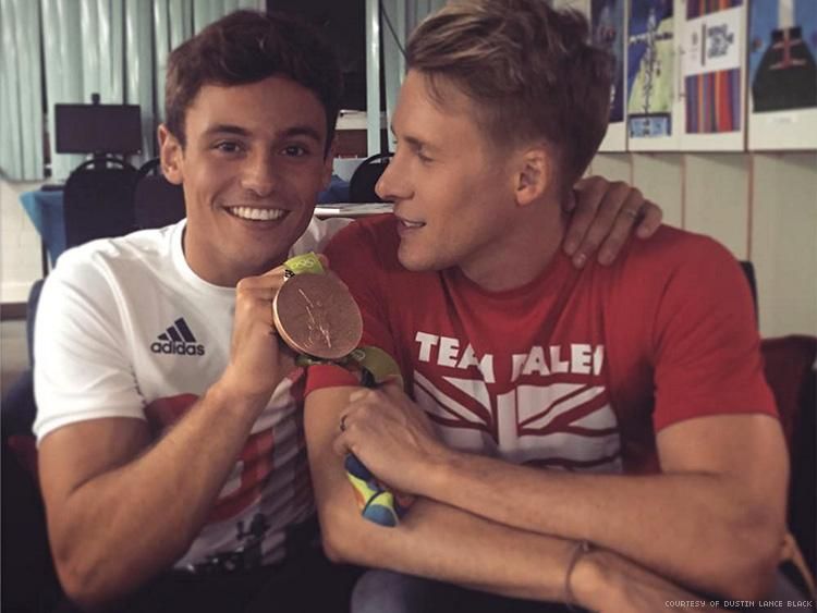 Tom Daley and Dustin Lance Black