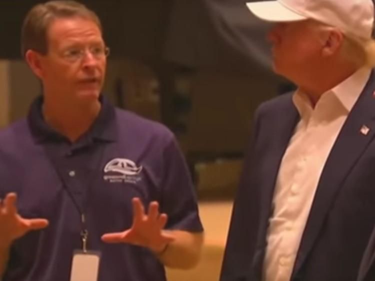 Tony Perkins and Donald Trump