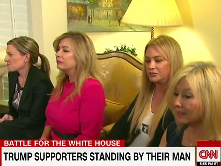 female Trump supporters explain why they&#039;re standing by their man