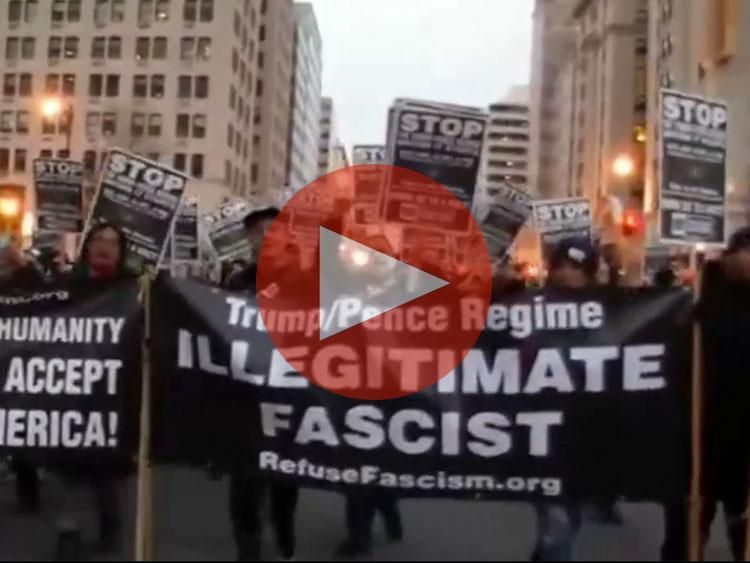 Trump Hotel Protest