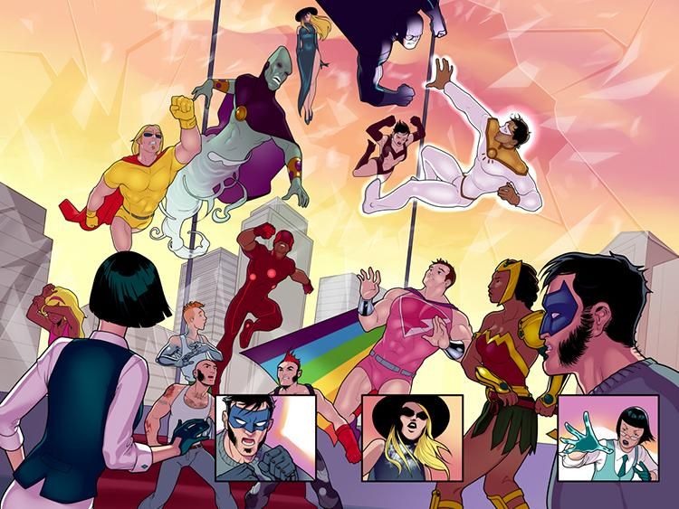 Meet The Pride An Entire Team Of Queer Superheroes 4295