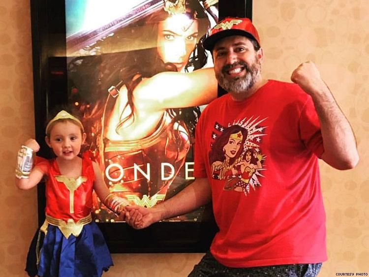 Wonder Woman and my little princess