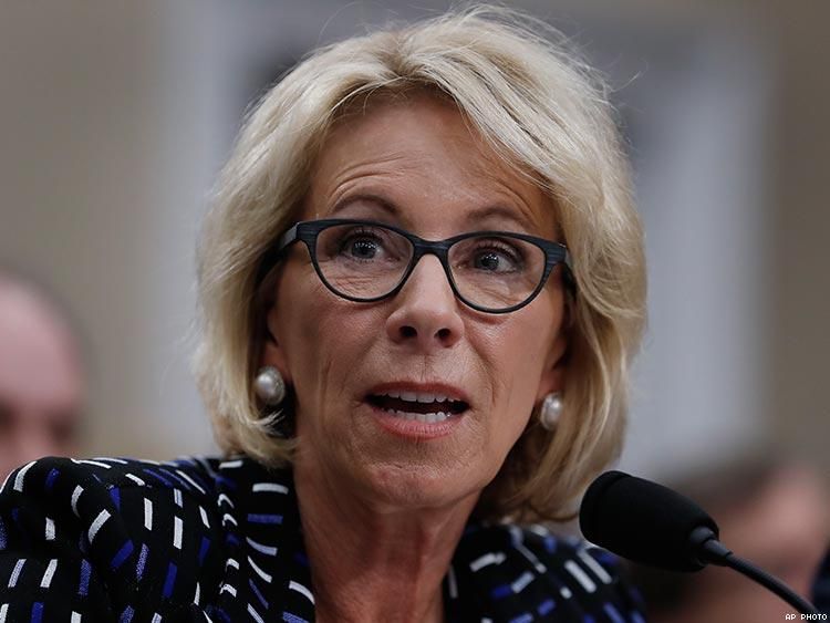 Queer Sexual Assault Survivors Need Betsy DeVos to Enforce Title IX