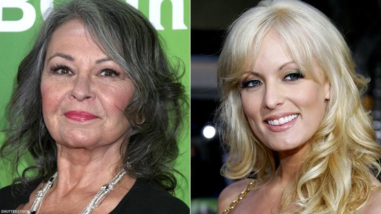 Roseanne Barr, Stormy Daniels 