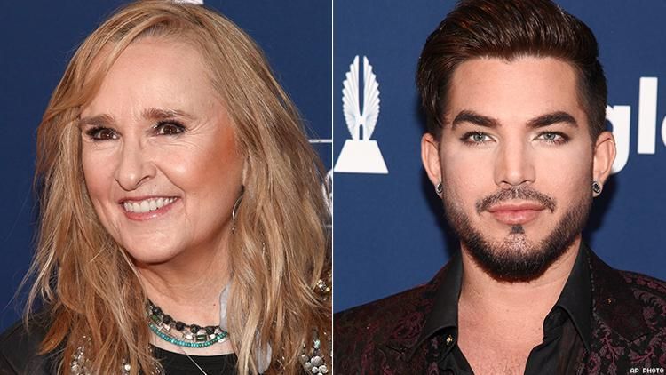 Adam Lambert and Melissa Etheridge 