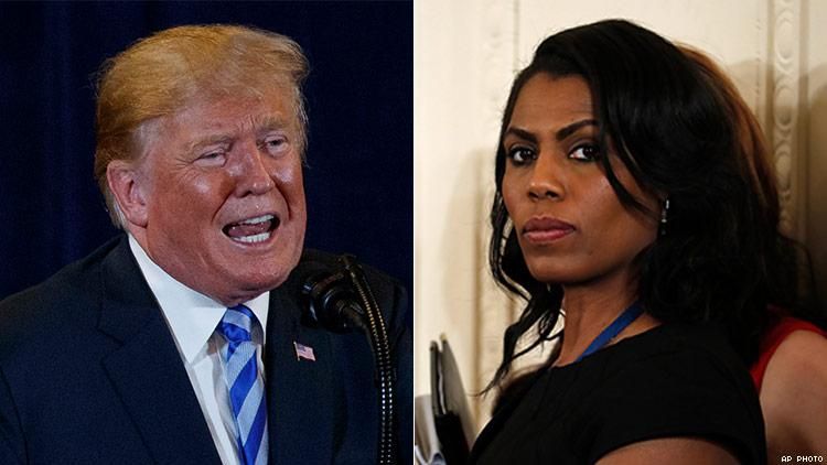 Trump and Omarosa 