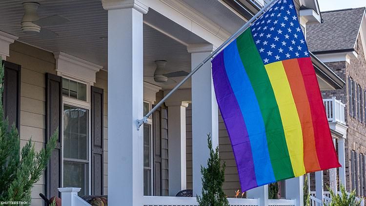 Same Sex Couple Has Pride Flag Stolen Replaced By American Flag