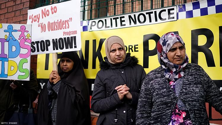 Parkfield Community School protesters