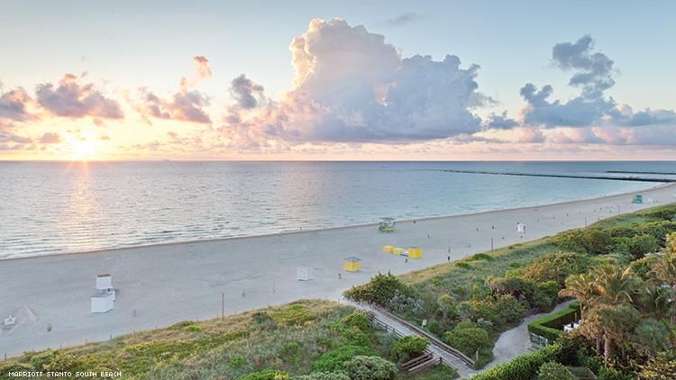 Breathtaking balcony views at Stanton South Beach