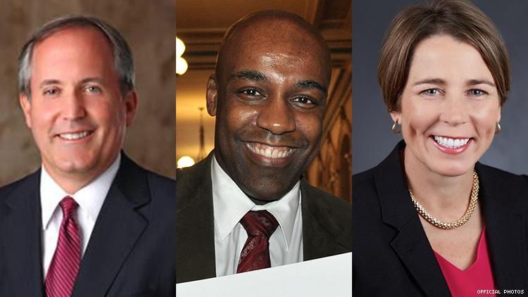 Ken Paxton Kwame Raoul Maura Healey