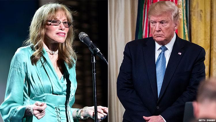 Carly Simon and Donald Trump 