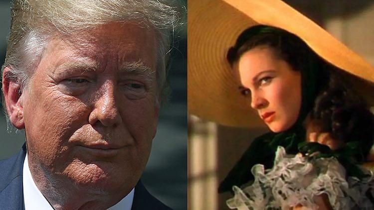 Donald Trump and Scarlett O'Hara