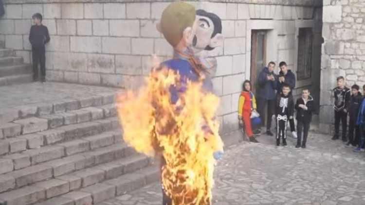 Effigy burning