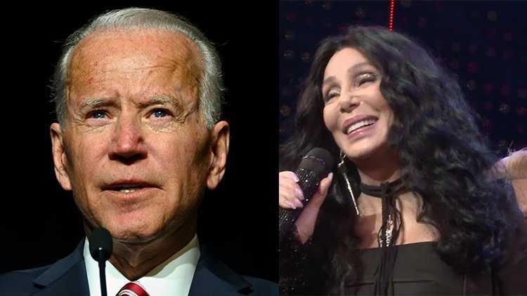 Joe Biden and Cher